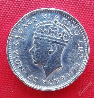 Лот: 2933662. Фото: 2. (№2807/LF) 10 центов 1941 (Цейлон... Монеты