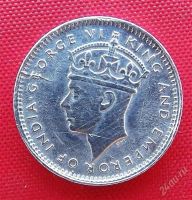 Лот: 2933662. Фото: 2. (№2807) 10 центов 1941 (Цейлон... Монеты