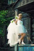 Лот: 2899559. Фото: 3. Короткое свадебное (выпускное... Одежда, обувь, галантерея