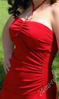 Лот: 261497. Фото: 2. Вечернее платье (красное) выпускной. Женская одежда
