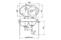 Лот: 24867700. Фото: 3. Мойка врезная EWIGSTEIN Elegant. Строительство и ремонт