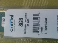 Лот: 17907691. Фото: 3. DDR3 8Gb 1600MHz Crucial CT102464BA160B. Компьютеры, оргтехника, канцтовары