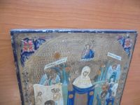 Лот: 17567224. Фото: 3. Икона писана по золоту без рестоврации... Коллекционирование, моделизм