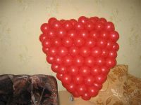 Лот: 759955. Фото: 2. Сердце из воздушных шаров. Сувениры, подарки