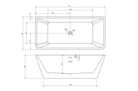 Лот: 23999977. Фото: 3. Ванна отдельностоящая Hoff AB9212. Строительство и ремонт