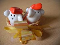 Лот: 10675456. Фото: 3. Набор для специй (керамика): соль... Домашний быт