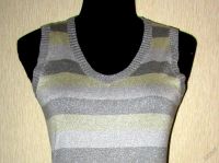 Лот: 5678710. Фото: 3. Трикотажное платье-туника с люрексом... Одежда, обувь, галантерея