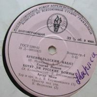 Лот: 24765567. Фото: 4. Пластинка Антивоенные песни СССР...