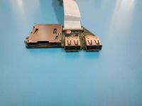 Лот: 16420126. Фото: 2. Б/У плата с разъемами USB и картридером... Радиодетали  (электронные компоненты)