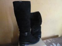 Лот: 12877373. Фото: 3. Сапоги замшевые. Одежда, обувь, галантерея