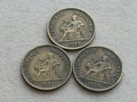 Лот: 19892661. Фото: 2. Монета 1 франк один Франция 1921... Монеты