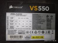Лот: 16940513. Фото: 2. Блок питания Corsair VS550 550ватт. Комплектующие