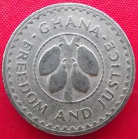 Лот: 1792923. Фото: 2. (№1639) 10 песев 1967 (Гана). Монеты