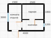 Лот: 11095984. Фото: 4. Баня 3х4 из бруса 150х150 на свайном... Красноярск
