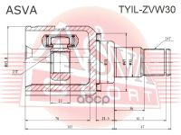 Лот: 24754098. Фото: 2. Шрус Внутренний Левый 25X50x24... Красноярск