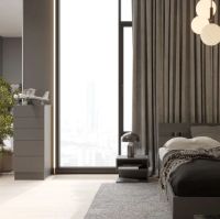 Лот: 24839905. Фото: 3. Кровать ЛОФТ 0,9 м Цвет: Графит... Мебель