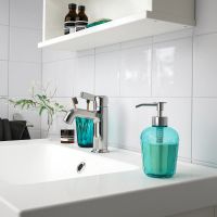 Лот: 13204638. Фото: 2. Дозатор для жидкого мыла, бирюзовый. Хозтовары