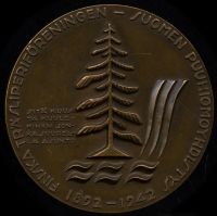 Лот: 17874381. Фото: 2. Финляндия 1942 Медаль 50 лет Финской... Значки, медали, жетоны