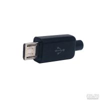 Лот: 6759354. Фото: 4. Разъём micro-USB сборный под пайку...