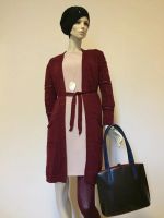Лот: 10195703. Фото: 17. новый стильный бордовый кардиган...