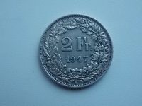 Лот: 8866954. Фото: 2. 2 франка Швейцария 1947г КМ#21. Монеты