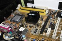 Лот: 1736607. Фото: 2. проц + мать (socket 775+ intel... Комплектующие