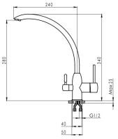 Лот: 15353864. Фото: 2. Смеситель Granula GR-3167 классик. Сантехника, водопровод