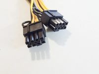 Лот: 25281459. Фото: 2. Переходник питания 6pin к 2x8pin... Комплектующие