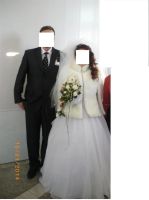 Лот: 3681782. Фото: 2. Шубка - накидка свадебная р. 42-46. Свадебная мода