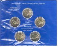 Лот: 14111413. Фото: 2. Германия 2 евро 2010 Бремен набор... Монеты