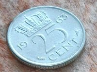 Лот: 10837481. Фото: 8. Монета 25 цент Нидерланды 1963...