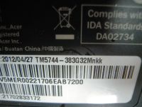 Лот: 7715194. Фото: 9. Корпус ноутбука Acer 5744. В сборе...