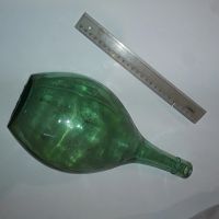 Лот: 25703202. Фото: 5. красивая бутылка зелёное стекло...