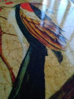 Лот: 12648786. Фото: 2. Панно Кафель Птица 25х40см. Картины, панно