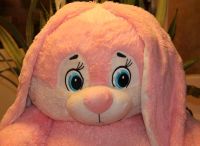Лот: 21023544. Фото: 2. Мягкая игрушка заяц большой розовый. Игрушки