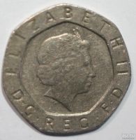 Лот: 8659666. Фото: 2. 20 пенсов 1998 год. Великобритания. Монеты