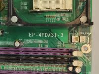 Лот: 25820621. Фото: 2. Мат. плата EPoX EP-4PDA3I-3/478... Комплектующие