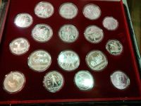 Лот: 21254196. Фото: 2. олимпиада 1980 набор серебряных... Монеты