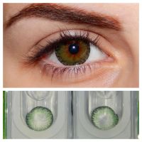 Лот: 10561690. Фото: 2. Красивые зелёные линзы. Оптика