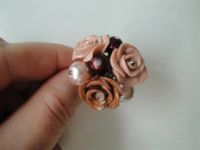 Лот: 812525. Фото: 2. Изделия из полимерной глины кольцо... Ювелирные изделия, бижутерия, часы