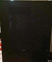 Лот: 17385390. Фото: 5. Корпус ITX б\у, цвет черный, допилен...