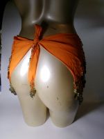 Лот: 19684788. Фото: 3. Костюм для танца живота, оранжевый. Одежда, обувь, галантерея