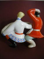 Лот: 5710514. Фото: 2. Фарфоровая статуэтка "Гармонисты... Антиквариат