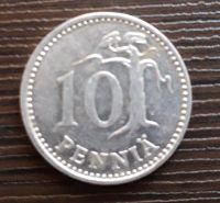 Лот: 13130488. Фото: 2. 10 pennia 1988, Финская монета. Монеты