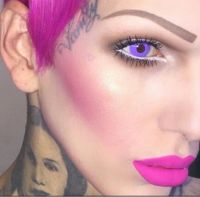 Лот: 5468525. Фото: 2. Фиолетовые крейзи линзы. Оптика