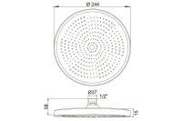 Лот: 24771844. Фото: 2. Верхний душ на потолок ARGOTECH... Хозтовары