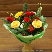 Лот: 8336545. Фото: 2. Цветы. Букет от Цветограда № 715... Цветы, букеты