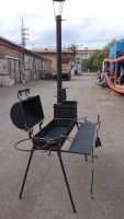 Лот: 5939292. Фото: 9. Мангал с гриль - барбекю, топка...
