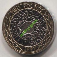 Лот: 6005806. Фото: 2. 0005 Великобритания 2 фунта 1997... Монеты