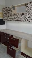 Лот: 7836848. Фото: 4. Кухонный гарнитур с рельефной... Красноярск